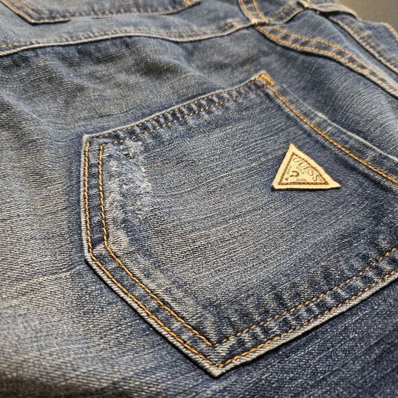 Guess Blue Knee-Length Pencil Skirt - Picture 6 of 6